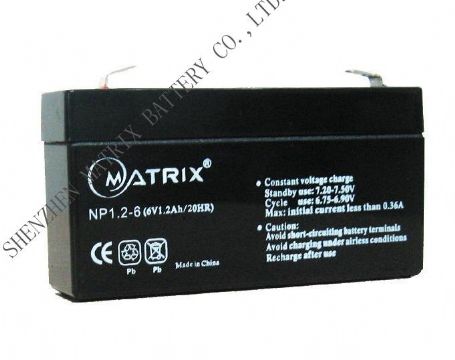 6V1.2Ah Maintenance-Free Lead-Acid Batteries